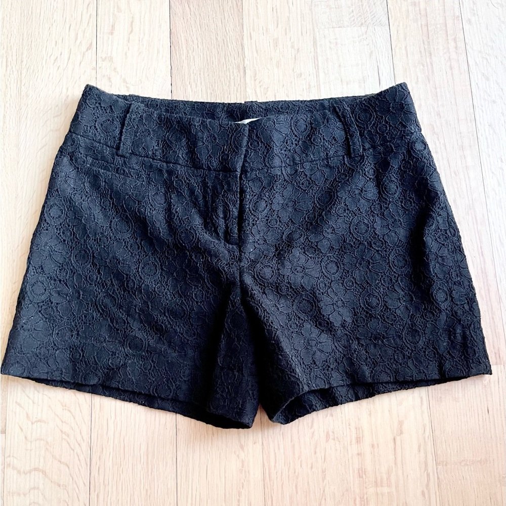 Ann Taylor Loft Women's black lace shorts